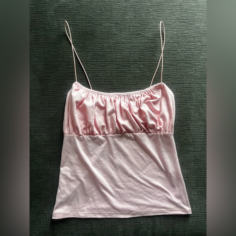 Light Pink Spaghetti Strap Cami Top